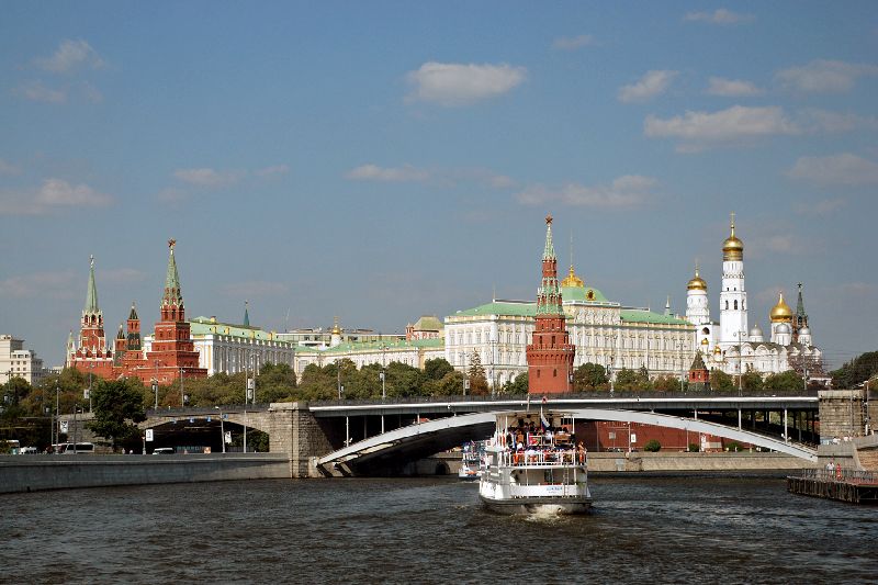 Вид на кремль с москва реки
